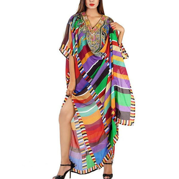 Bold Print Summer Kaftan