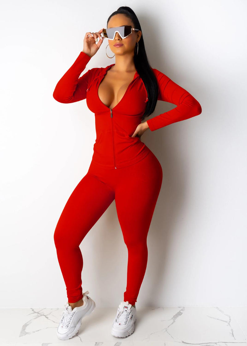 Two Piece Tracksuit Set