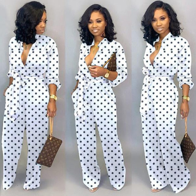 Belted Button Up Jumpsuit