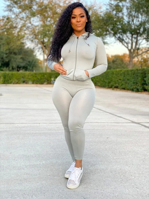 Two Piece Tracksuit Set