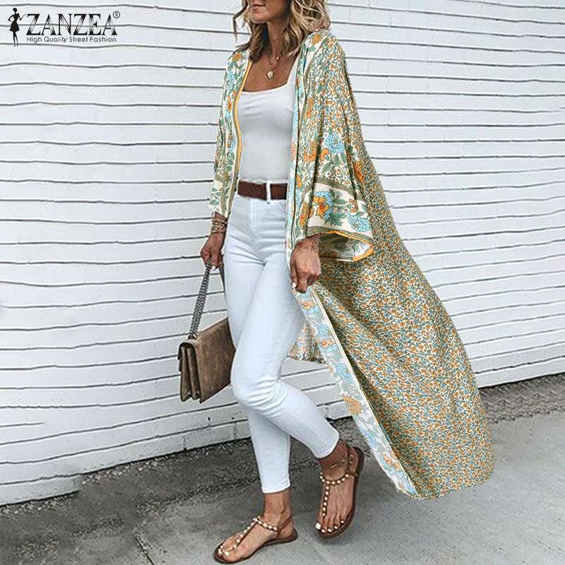 Bohemian Floral Printed Kimono / Cardigan