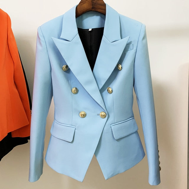 Classic Double Breasted Blazer Jacket