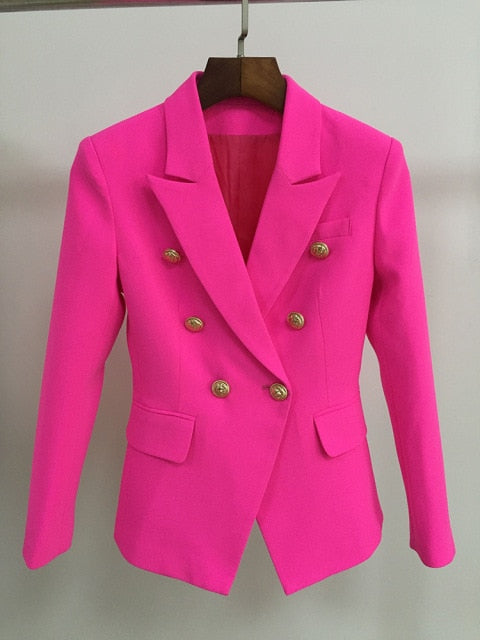 Classic Double Breasted Blazer Jacket