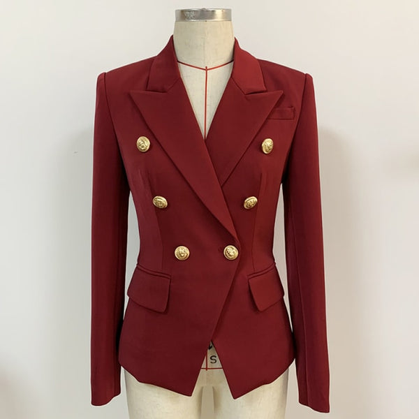 Classic Double Breasted Blazer Jacket